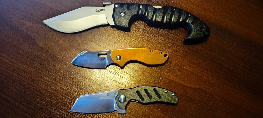 набор ножей EDC - Spartan, Kizer, CRKT -- за все 6000 грн