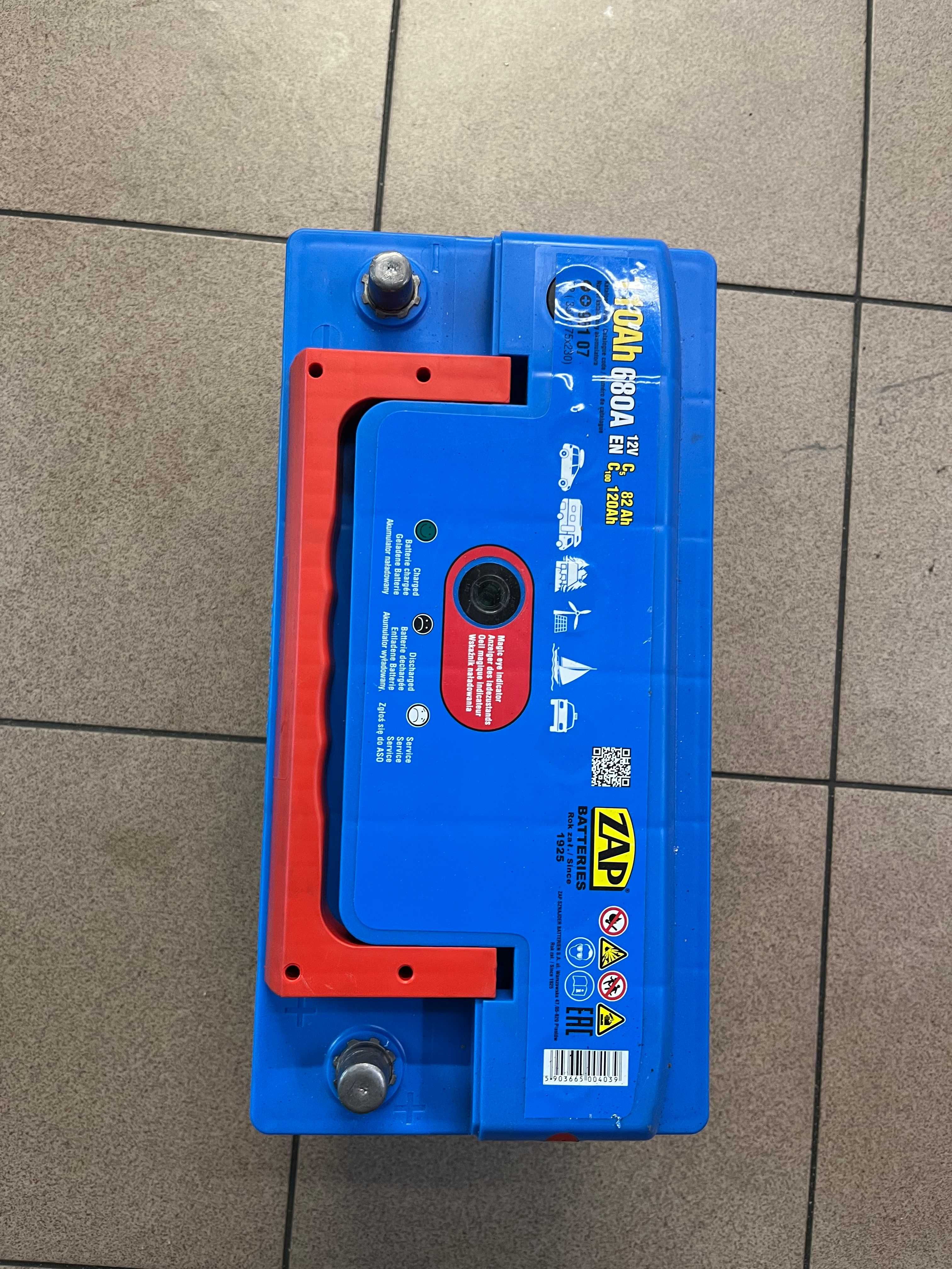Akumulator ZAP 110AH 680A Super Stan! 8 sztuk