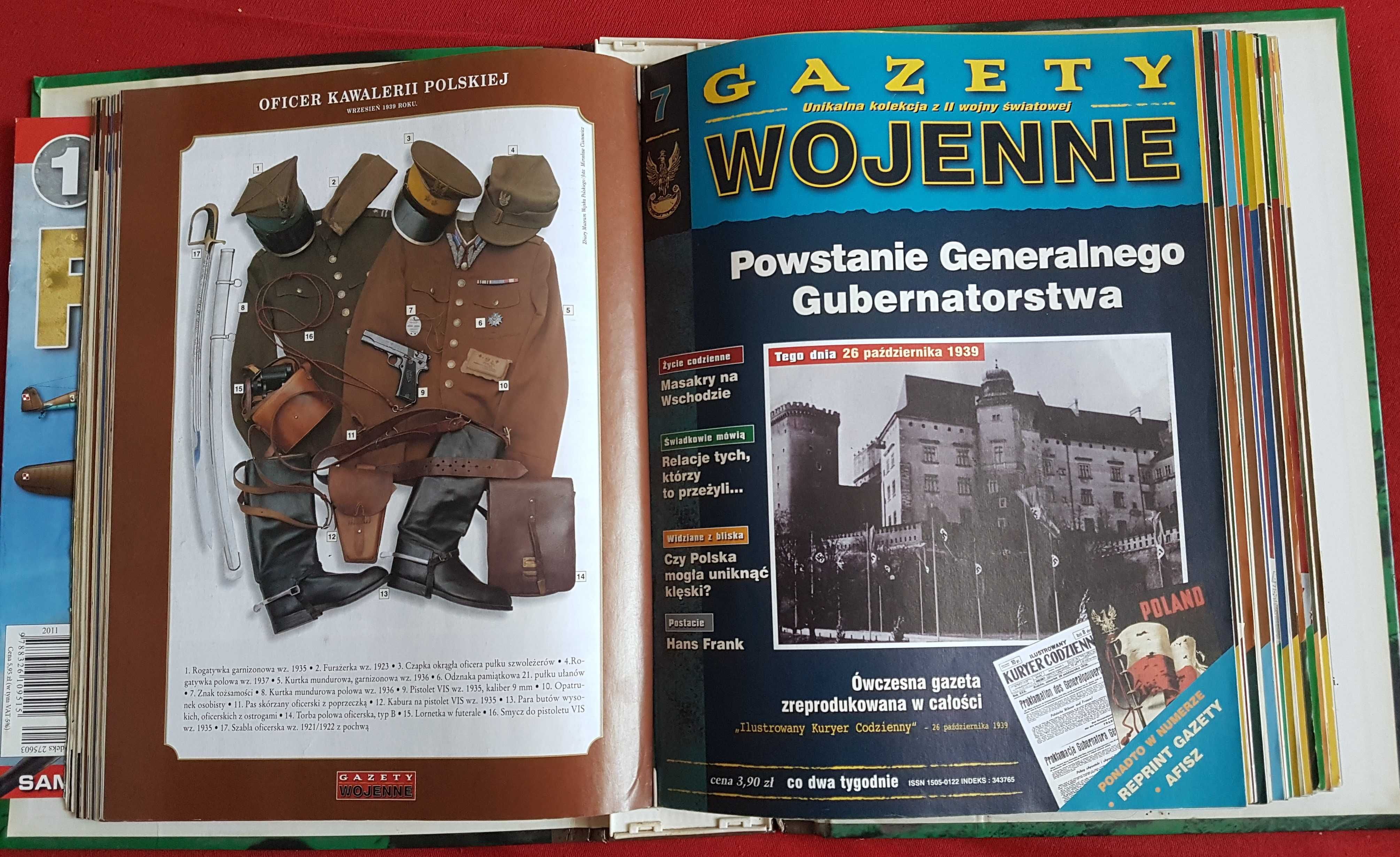 gazety wojenne kolekcja z II wojny światowej