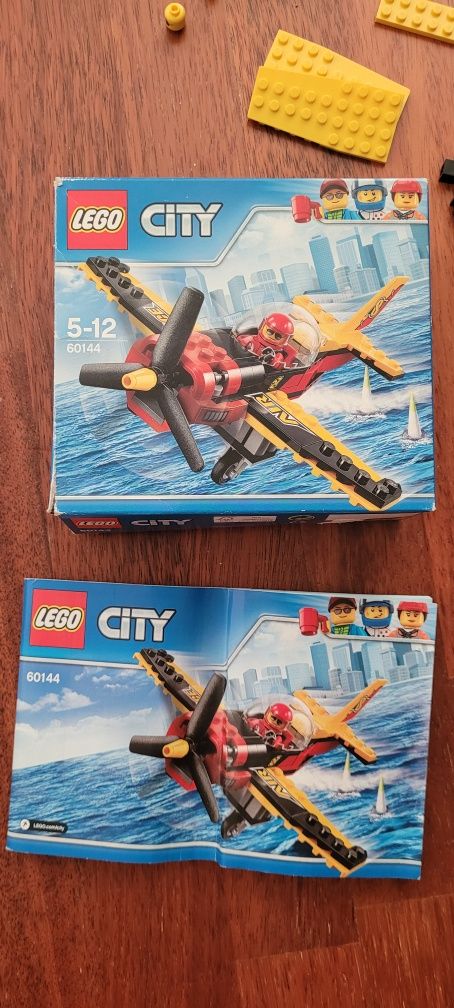 Lego City  60144 samolot wyścigowy