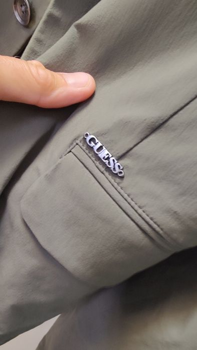 GUESS 100% Оригинал Крутой Пиджак В Идеале M/L Stretch Smart Biker