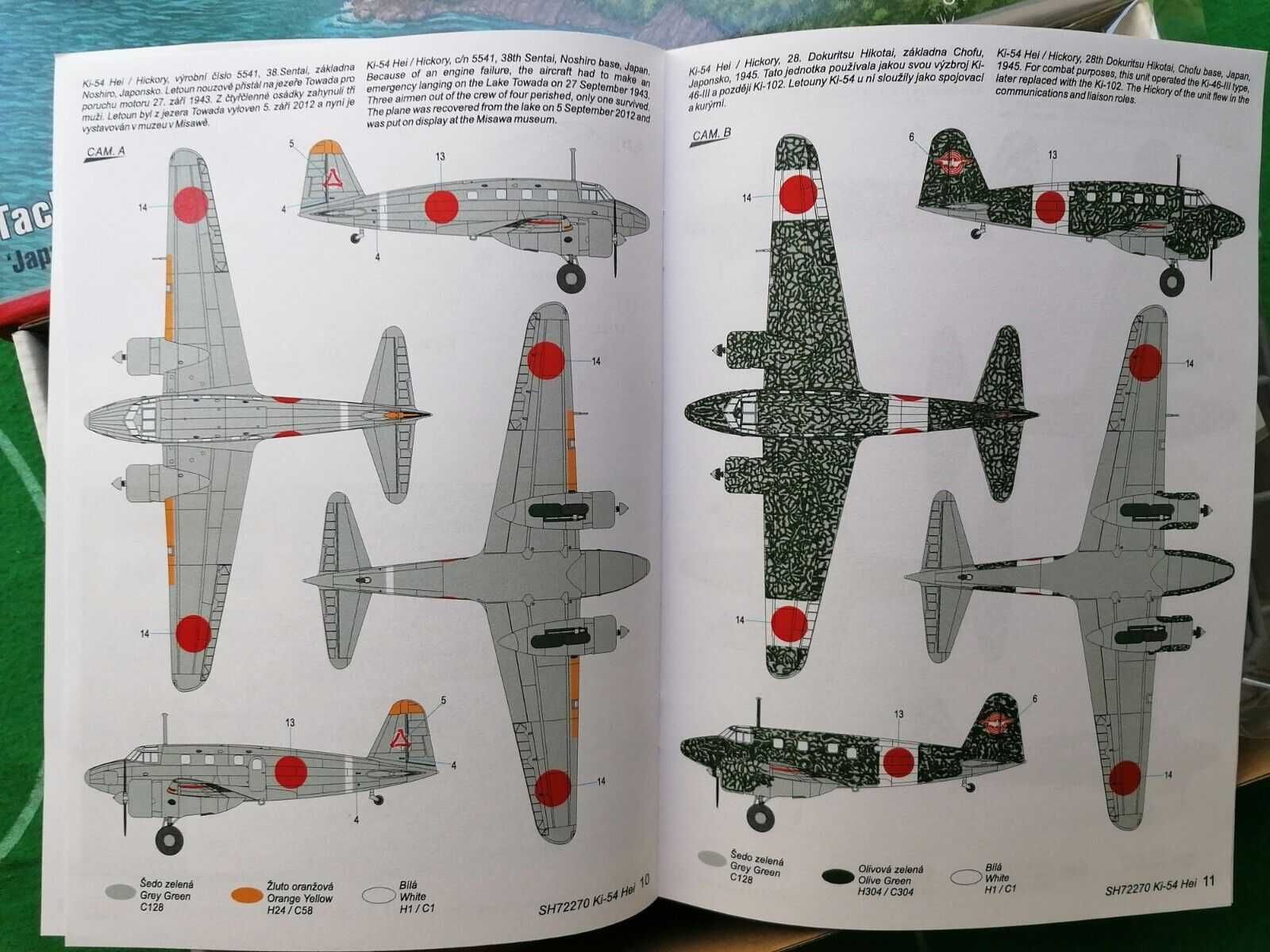 1/72 Special Hobby SH72270 Tachikawa Ki 54 Hei Hickory modelismo