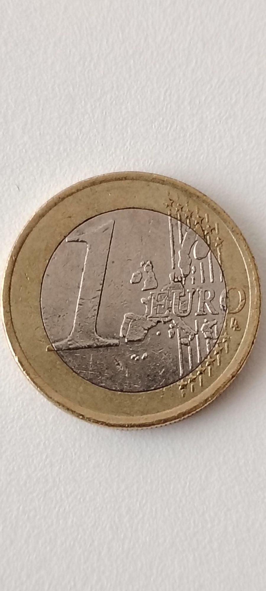 1 euro de 2001 França Com defeito de cunhagem