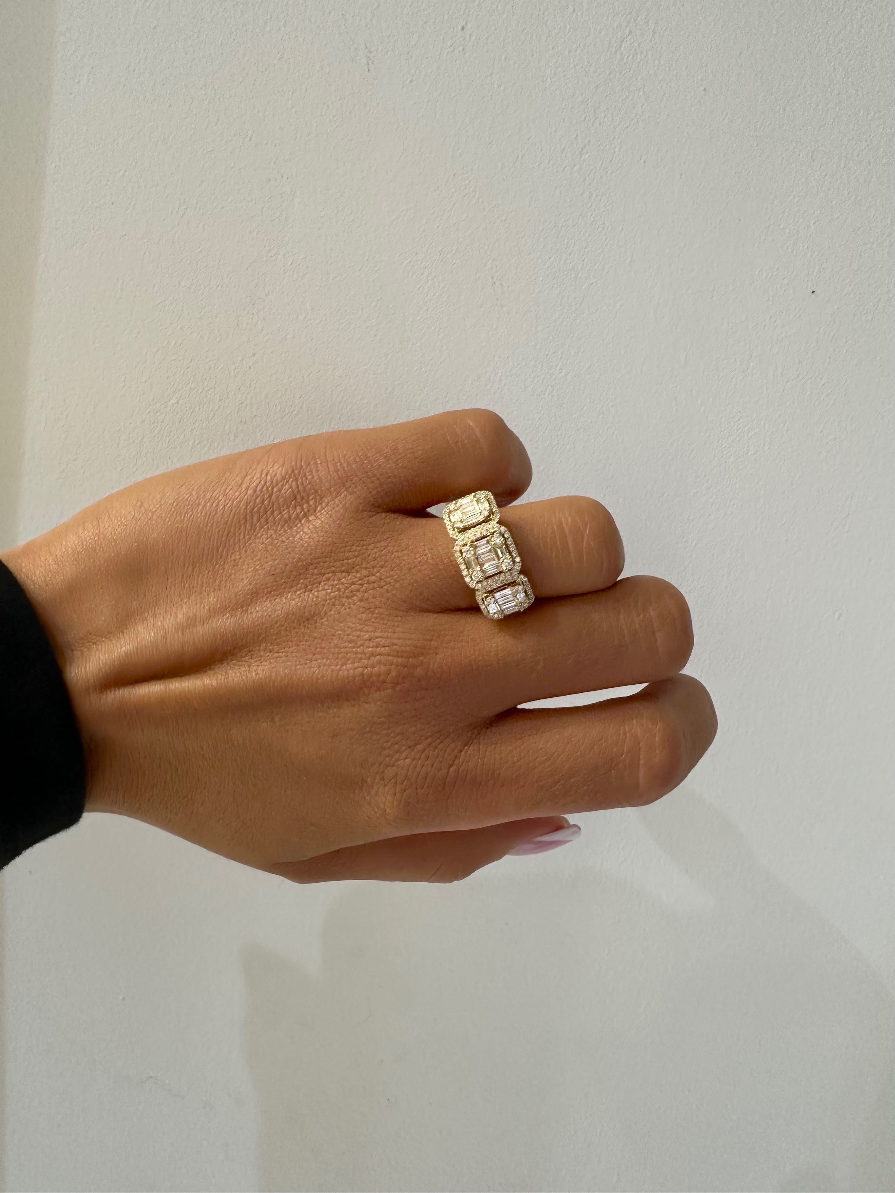 Pierścionek Infinity z diamentami naturalnymi 1.00 Ct