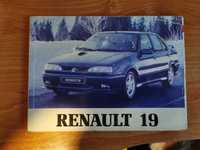 Książka, Instrukcja obsługi Renault 19