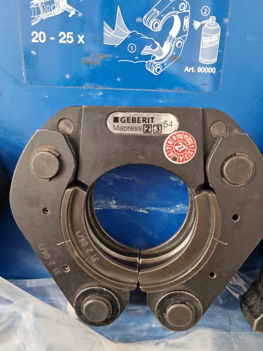 Zestaw Geberit M42-M54 Novopress Mapress Ridgid Hilti Rothenberger