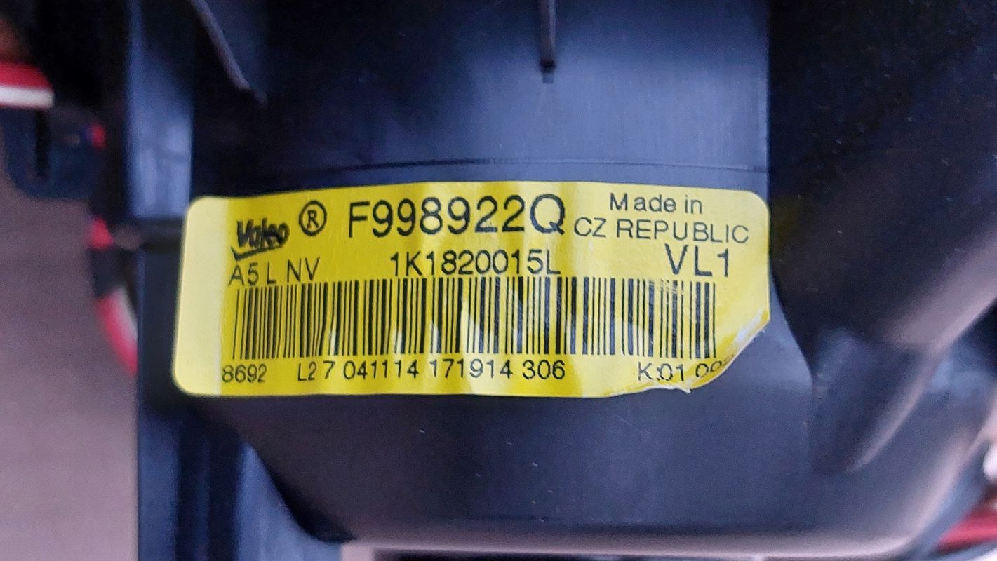 Vw Touran Ii 10-15r Nagrzewnica Wentylator Obudowa Klimatronik 1tkk