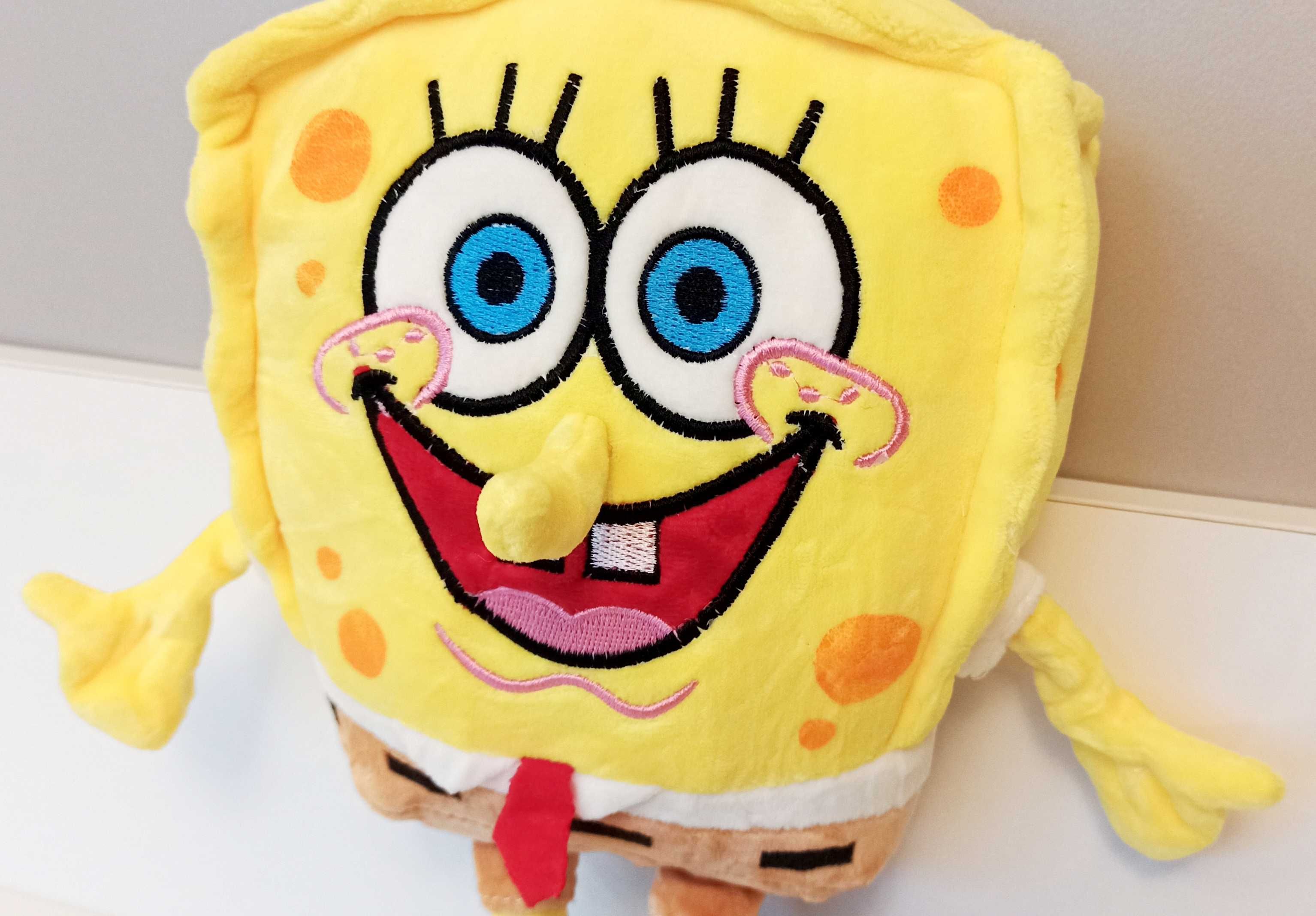 Nowa maskotka 27 cm SpongeBob Kanciastoporty +breloczek GACUŚ