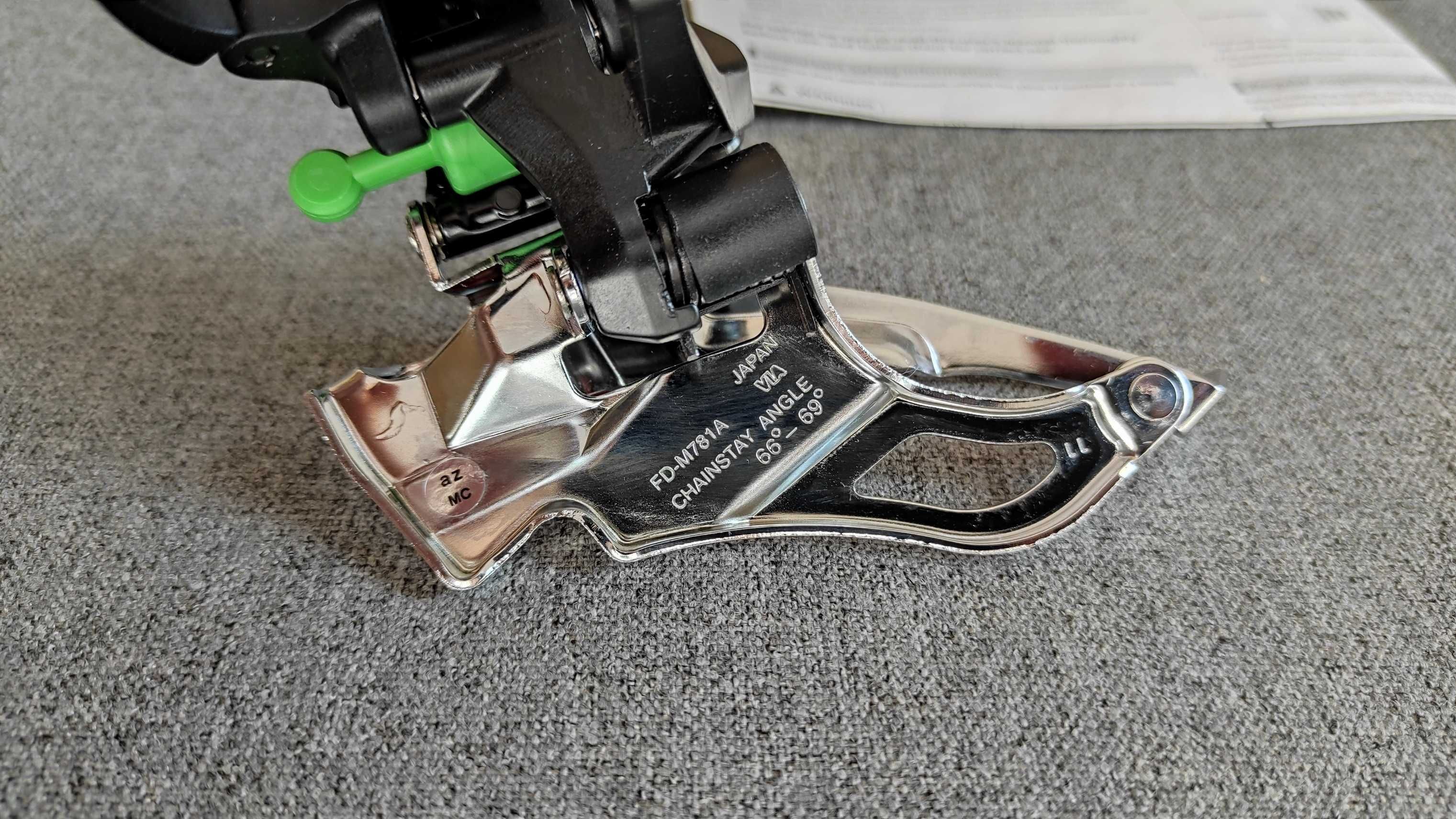 Переключатель передний Shimano XT FD-M781 3x10 (новый)