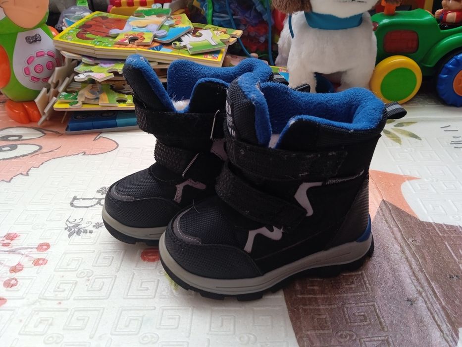 Зимние термо ботинки для мальчика размер 24