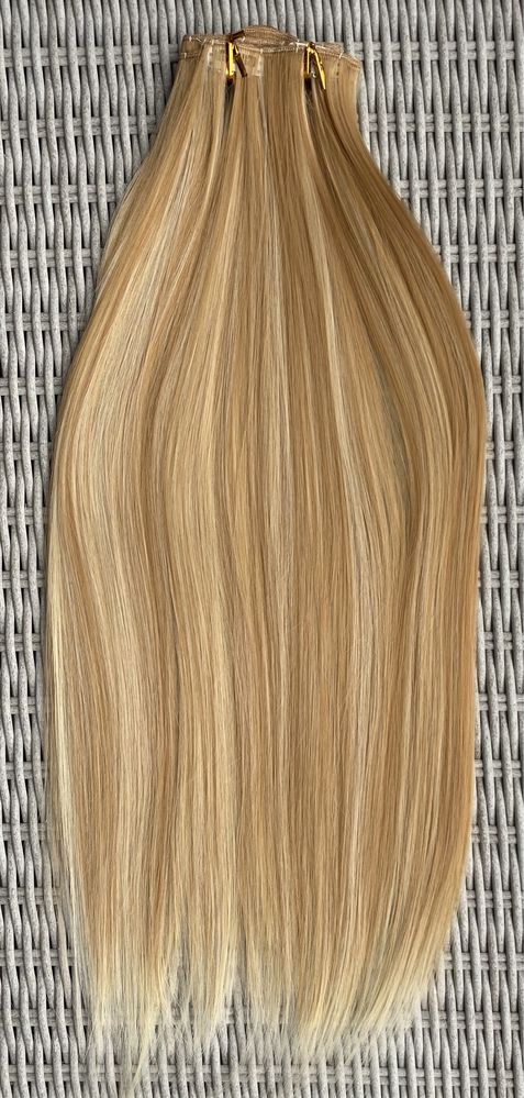 Włosy doczepiane, blond pasemka / refleksy ( 284 )