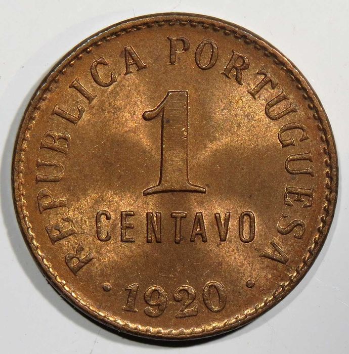 Republica Portuguesa - 1 Centavo 1920 Soberba 5€