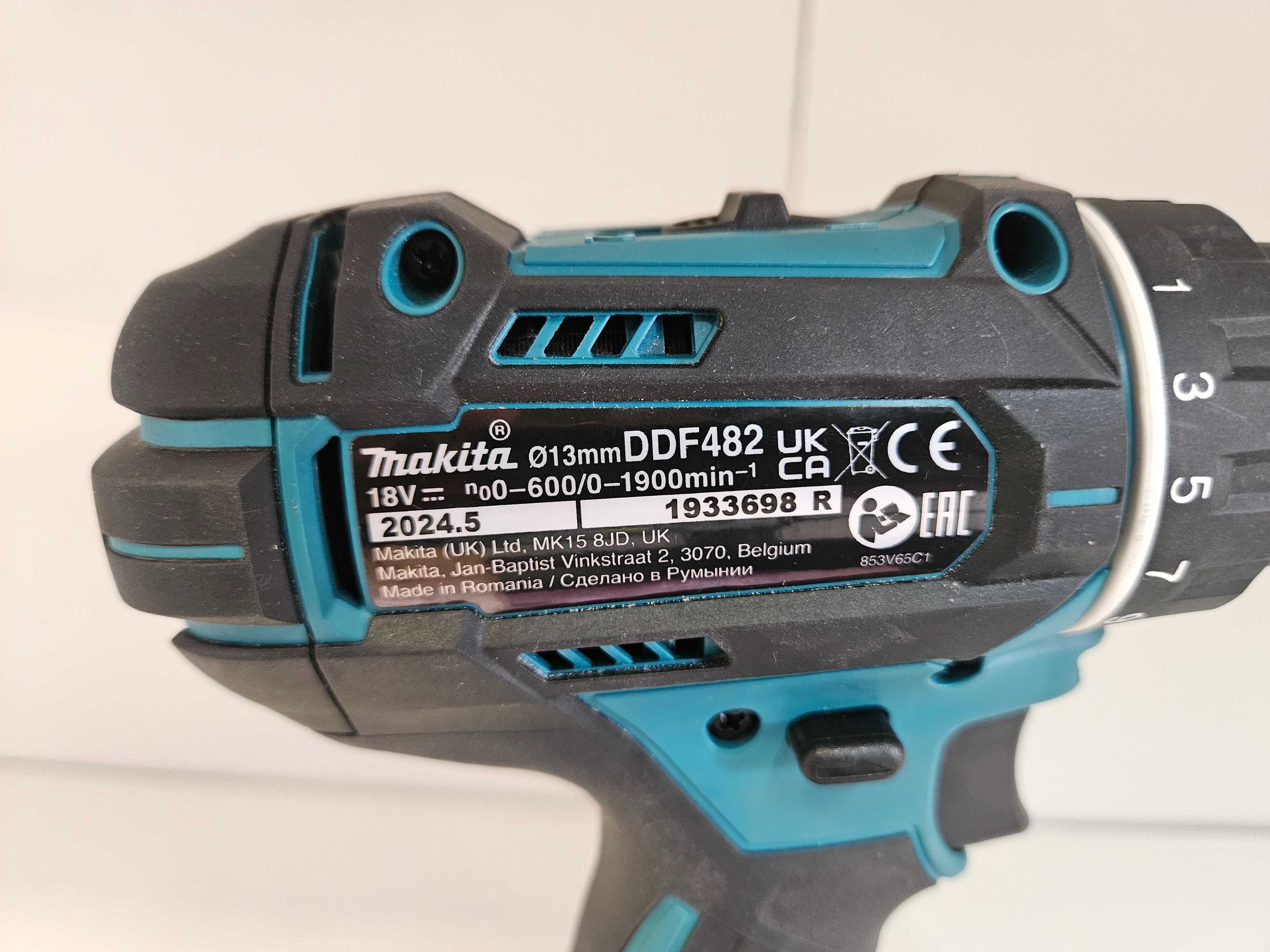 Wiertarko Wkrętarka Makita DDF482 + Akumulator 5.0 + Ładowarka