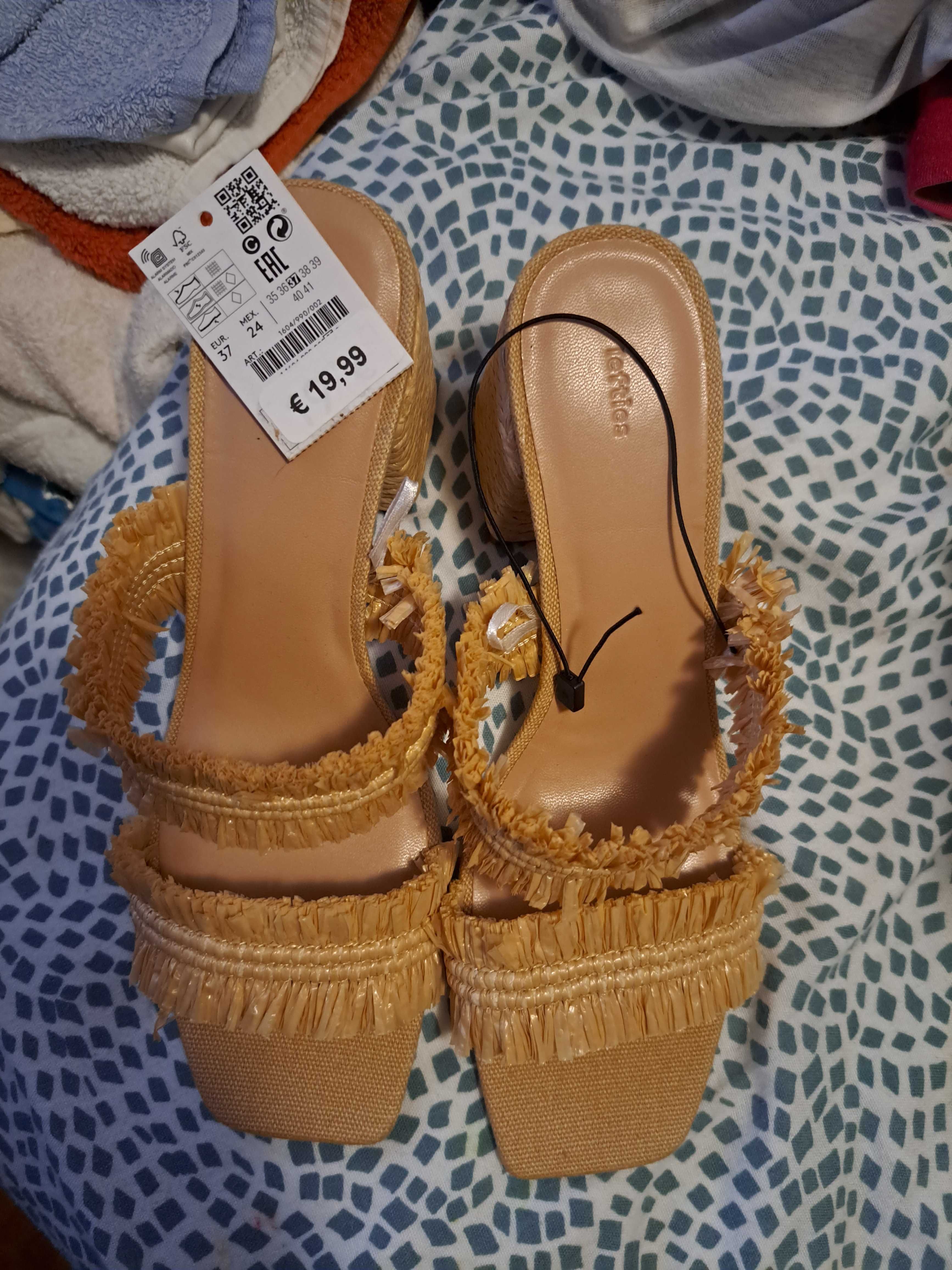 Soca/chinelo/mules bege n.37