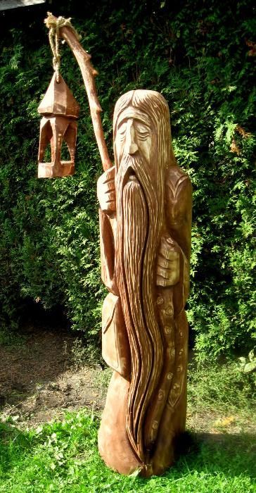 Ogrodnik,rzeźba ogrodowa duża 195cm