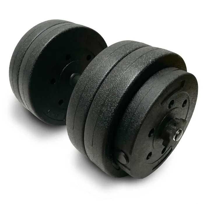 Hantle bitumiczne regulowane 2x25 kg zestaw 50kg gryfy talerze