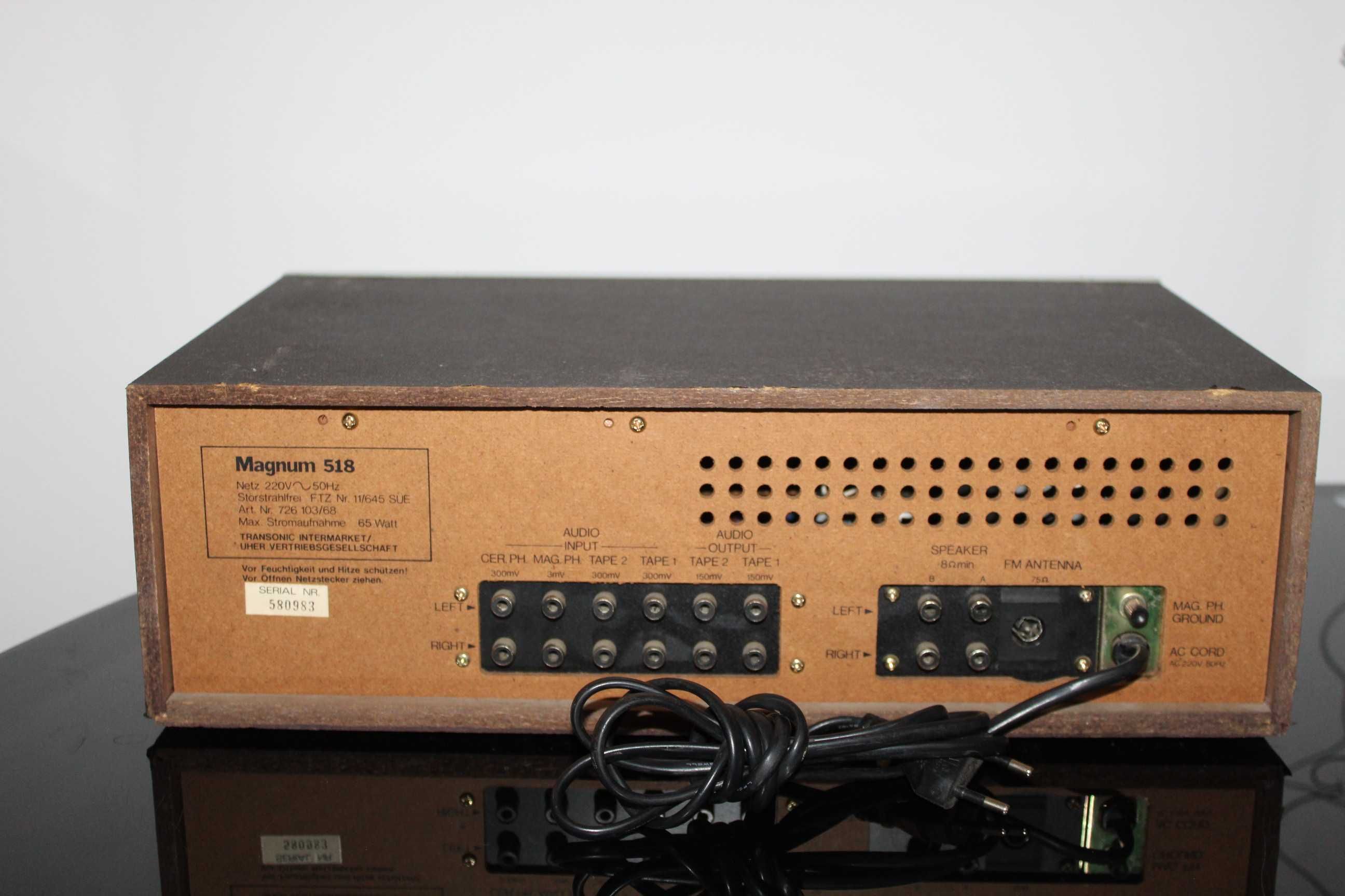 MAGNUM 518 Amplituner wzmacniacz audiofilski vintage Wysyłka