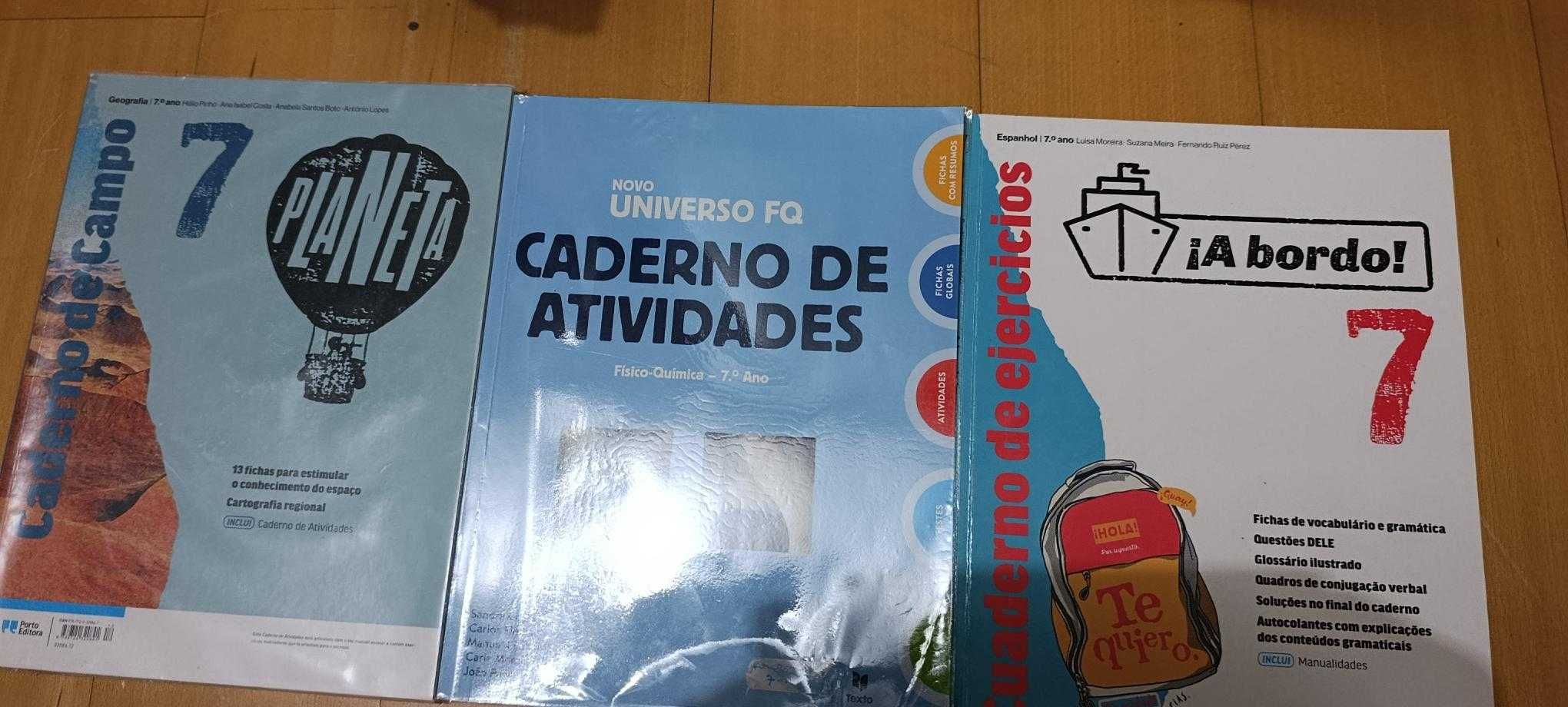 Cadernos Fichas 7º e 8º Ano - Novos
