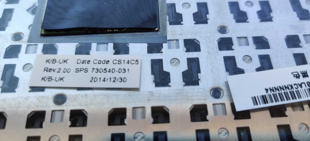 Teclado UK HP Elitebook 820 G1 / 820 G2 / 720 G1 / 720 G2 / 725 G2