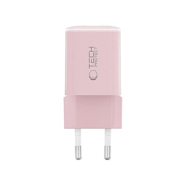 Ładowarka sieciowa Tech-Protect NCM33W 2-porty PD33W/QC3.0 - różowa