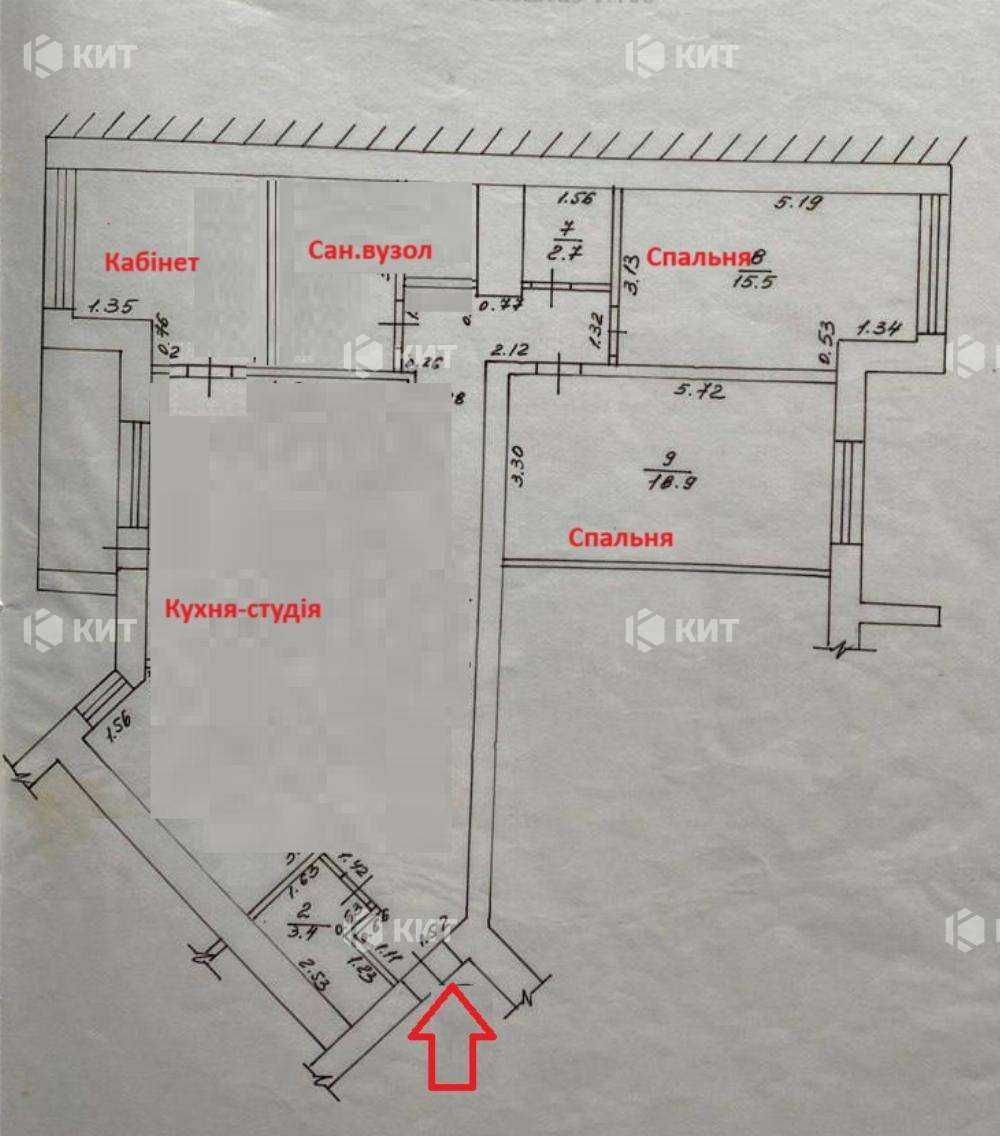 4к. 120м2 Центр (Центральный рынок, ЖК Новый дом, Котлова), 128682