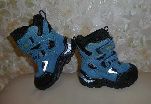 Ессо Gore Tex, р.22 (ст.14 см) ботинки зимние