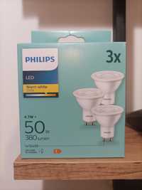 Żarówka żarówki Philips GU10 3szt.