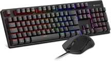 KOORUI Zestaw klawiatury do gier, mechaniczna DE QWERTZ