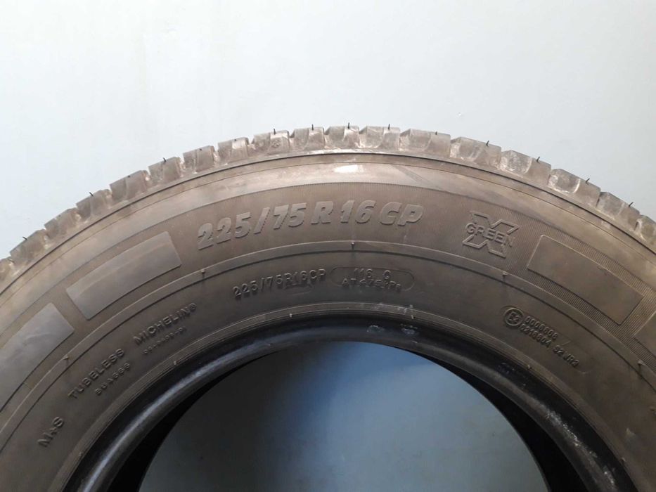 2x225/75R16C Michelin Agilis Camping, 116Q, 2020 rok, bieżnik 7,6mm