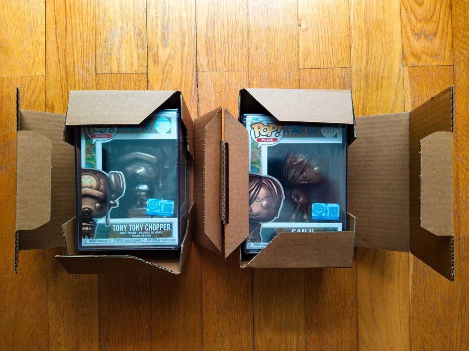 Funko Pop One Piece Sanji 2017 + Chopper 2018