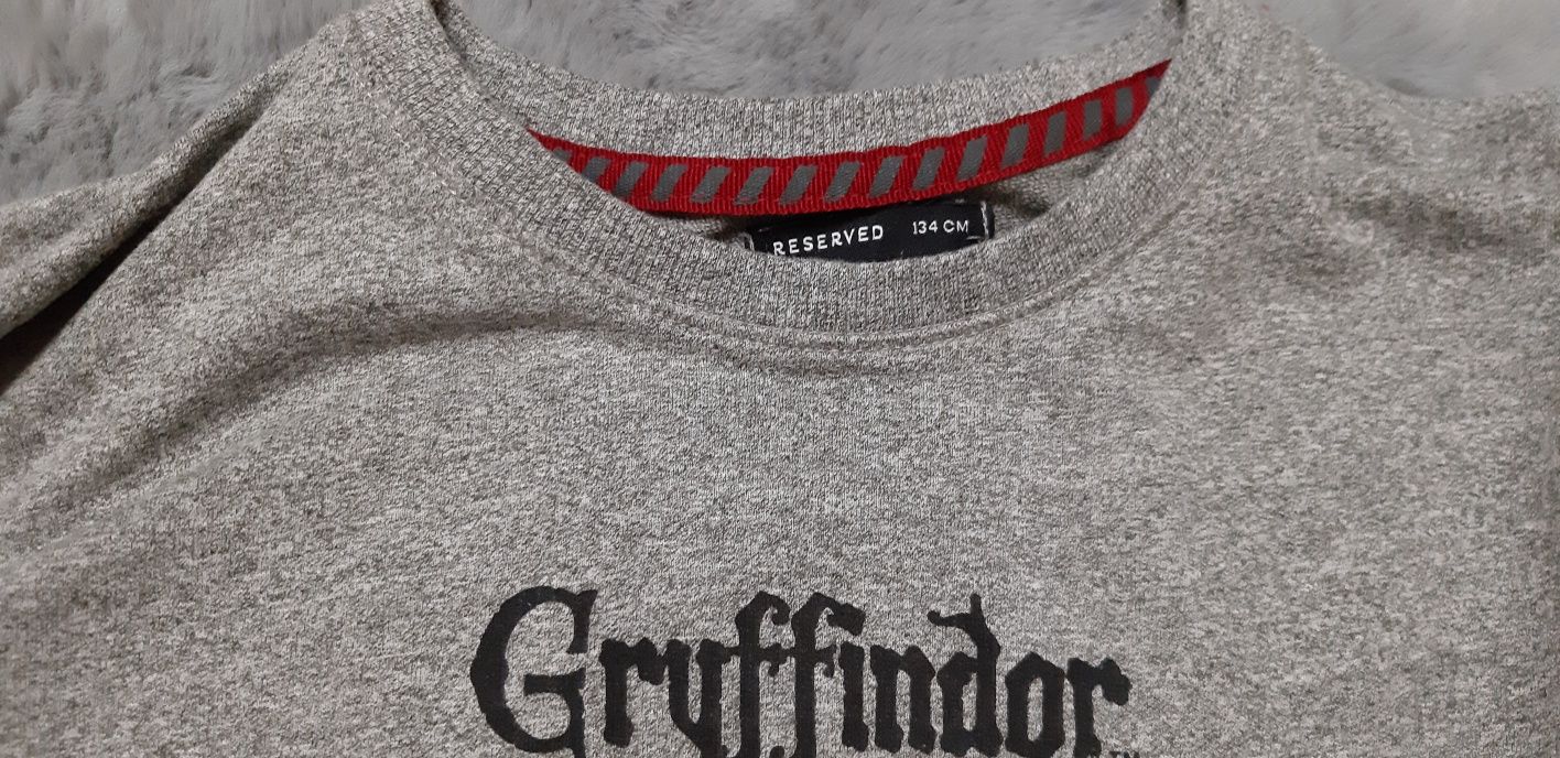 Bluza Reserved Harry Potter- Gryffindor r.134cm cekiny