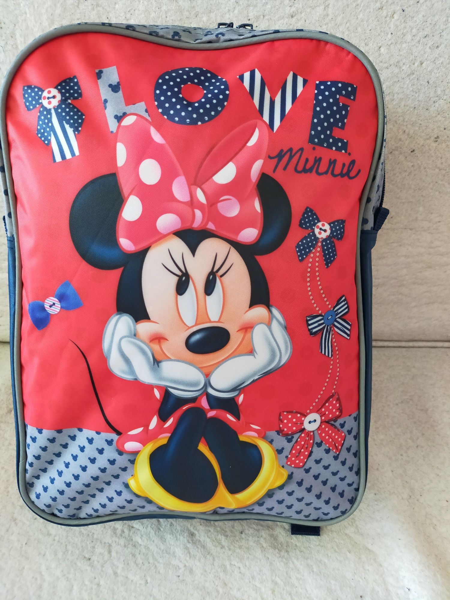 Plecak Paso Disney Minnie Mouse super+gratis naklejki na zeszyty tanio