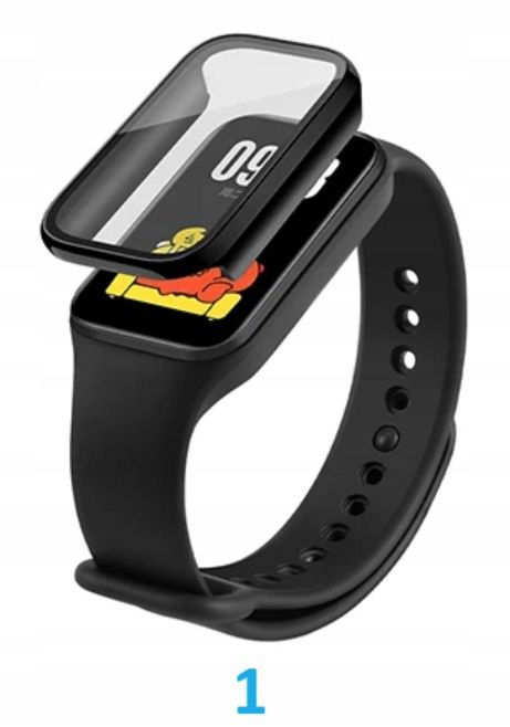 Etui z wbudowanym szkłem 2w1 do Redmi Smart Band 2 |KOLORY