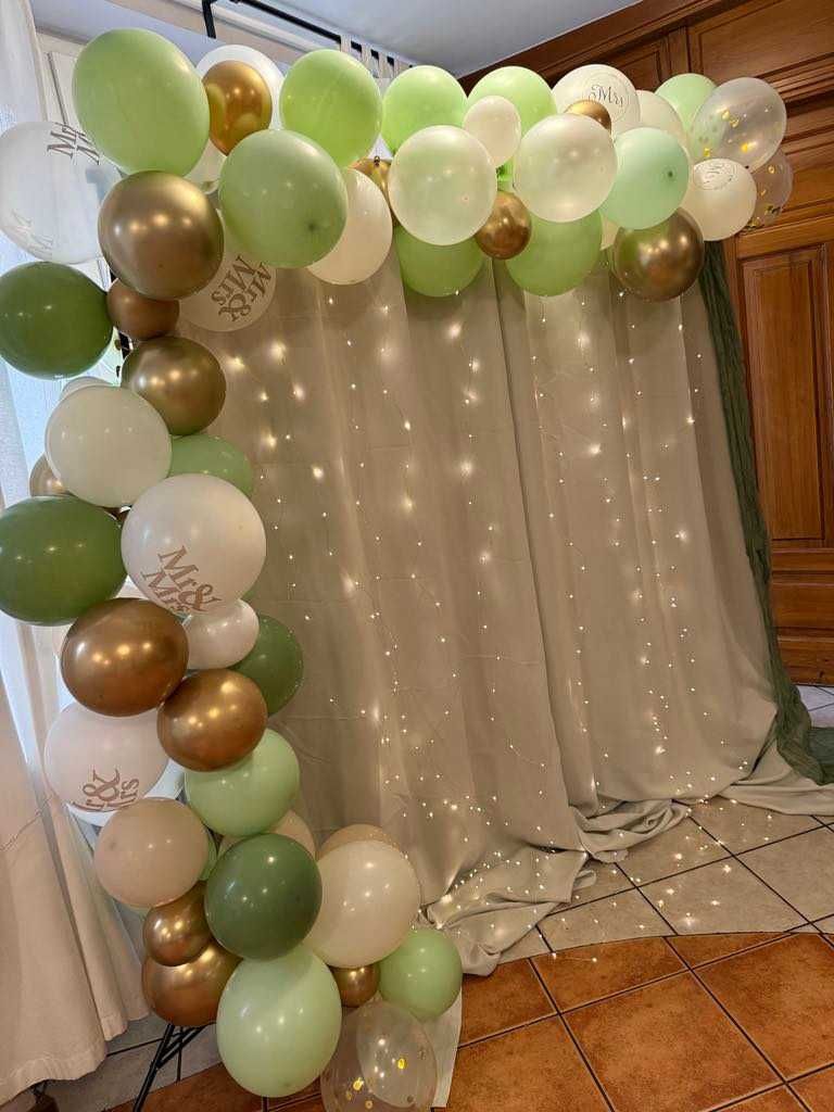 Stelaż dekoracyjny , zestaw do mocowania tła na balony , wesele itp