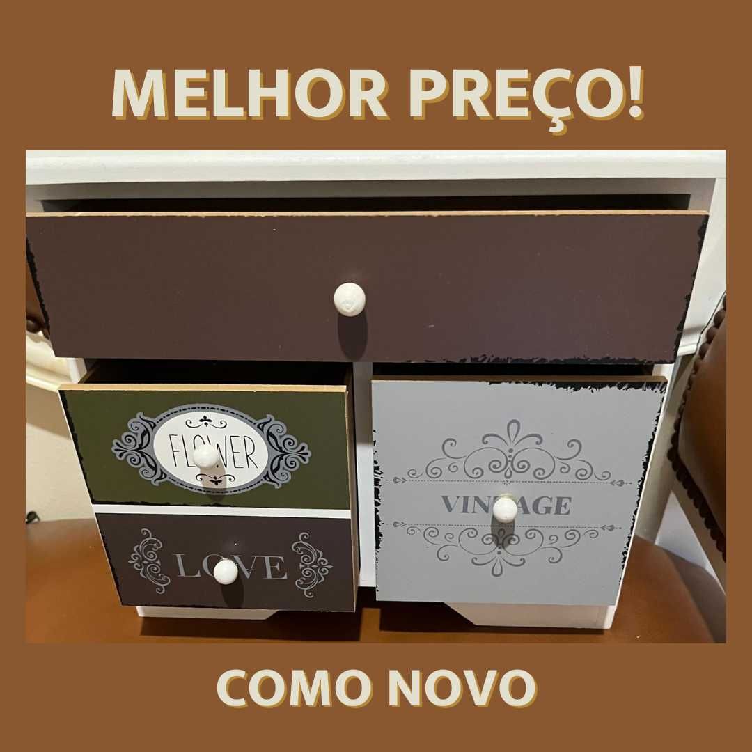 Bonita gaveta estilosa e moderna