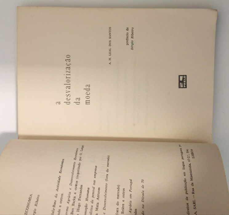 A desvalorização da moeda, de A. H. Leal dos Santos
