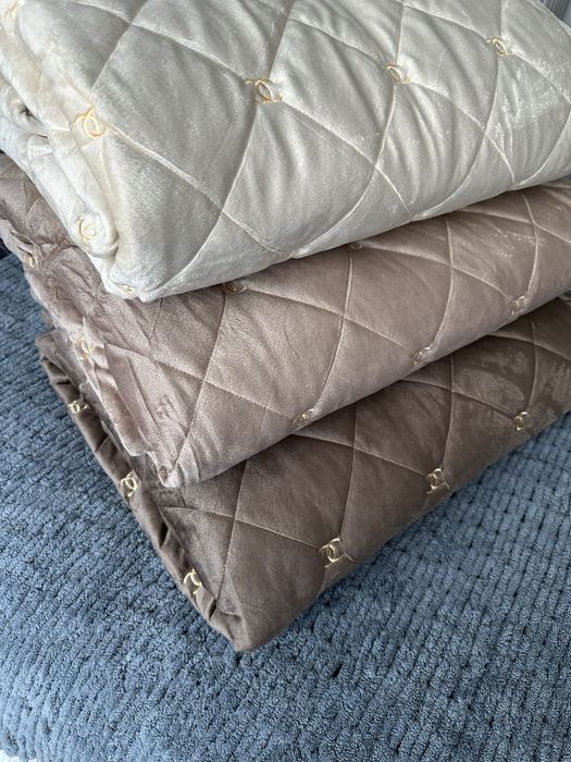 Покривало велюр 210*230 різні кольори