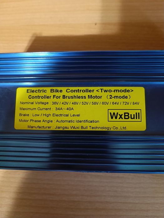 Контроллер для электровелосипеда 36V-84V 34А-40A 1500W-2500W
