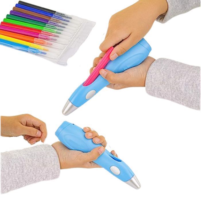 Aerograf długopis marker elektryczny zestaw artystyczny w walizce