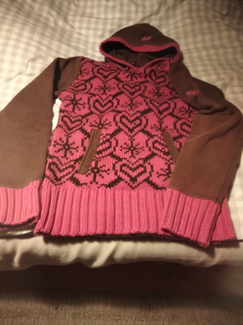 Camisola marca Rock em cor roxa e castanho