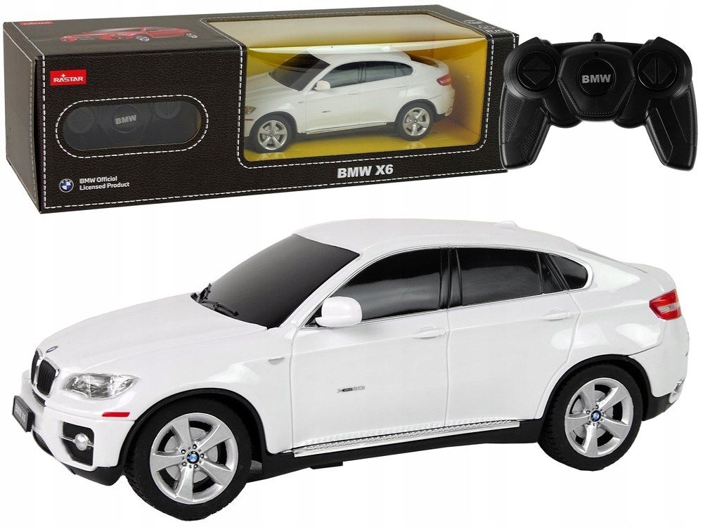 Auto R/c Bmw X6/1:24 Rastar Białe