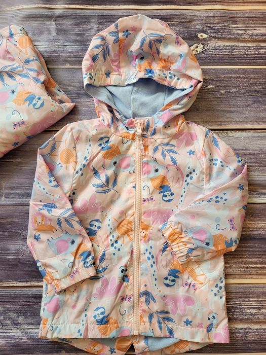 Детская ветровка на флисе для девочки/девочек