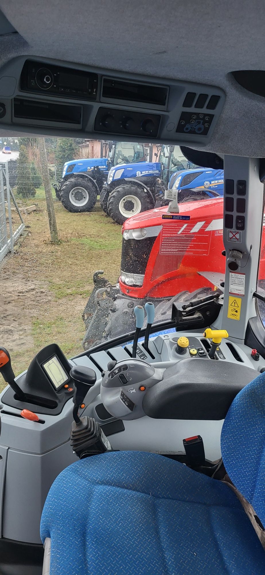 New Holland t6.155EC 2015r 6980h piękny stan,  możliwość nowych opon