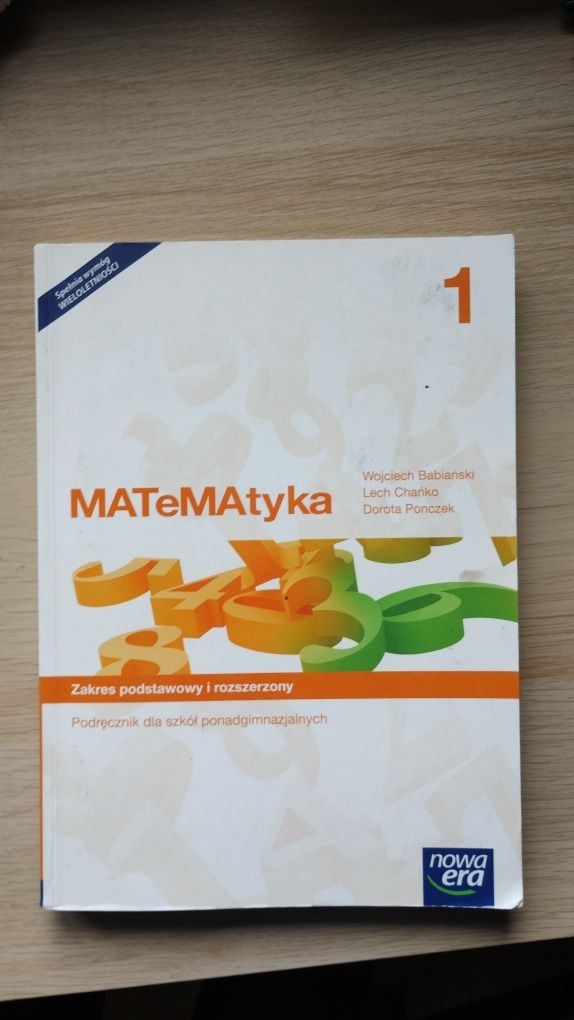 Matematyka 1 podręcznik zakres podstawowy i rozszerzony Nowa era