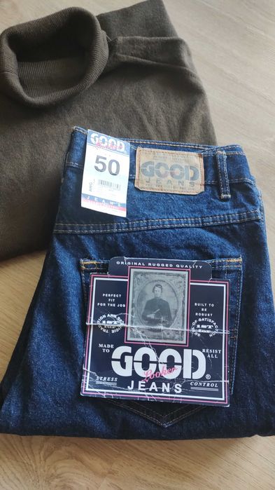 Nowe spodnie jeans męskie