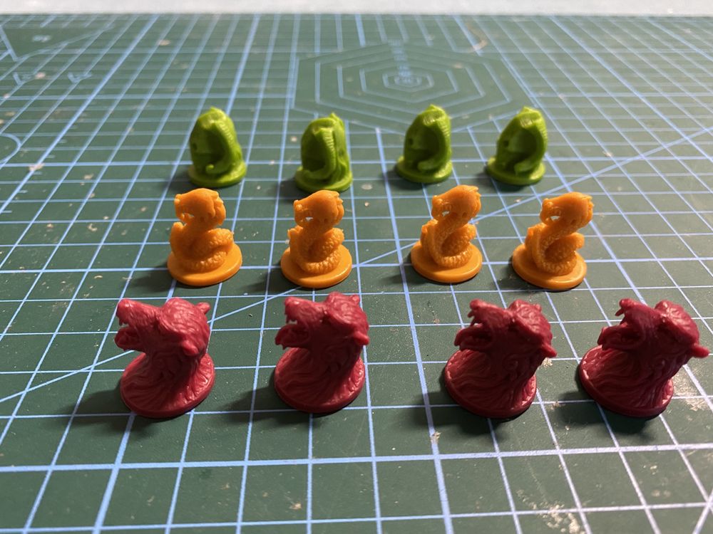 Plastikowe znaczniki klanów Blood rage (Plastic tokens, KS exclsuive)