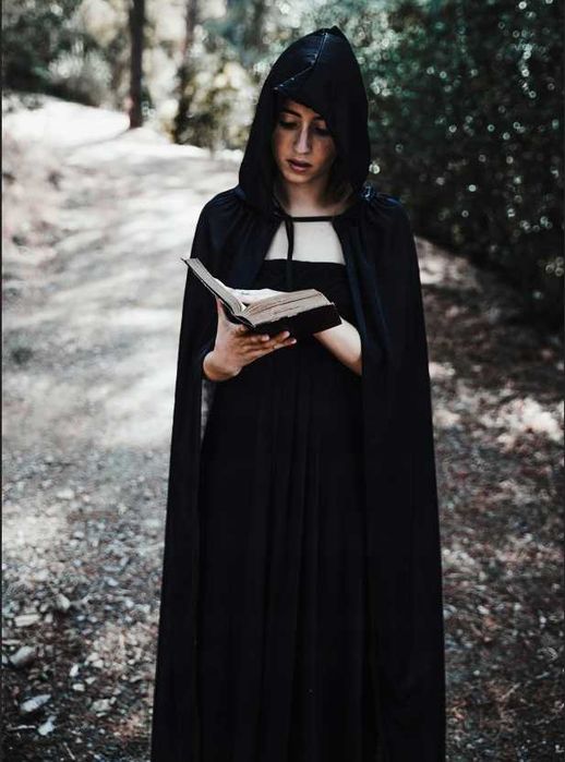 Karnawałowa Peleryna  – Kostium Czarodzieja/Czarodziejki Halloween