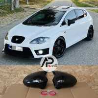 SEAT Leon 1P Capas Espelho Preto Brilhante