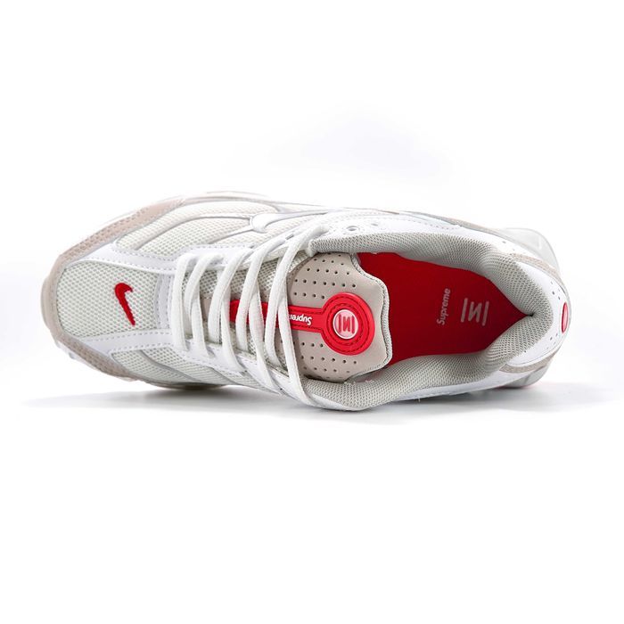 Женские кроссовки Nike x Supreme Shox Ride 2 White. Размеры 36-41