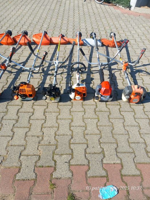 Kosy wykaszarki podkaszarki stihl husqvarna dolmar Robin Echo spalinow